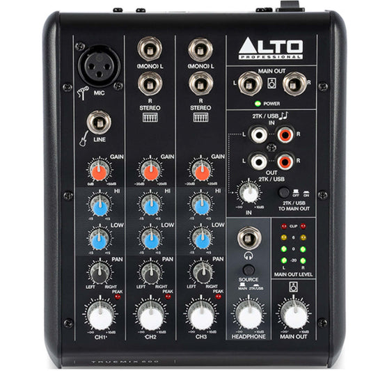 Alto Professional TrueMix 500 5-Channel Analogue Mixer w/ USB