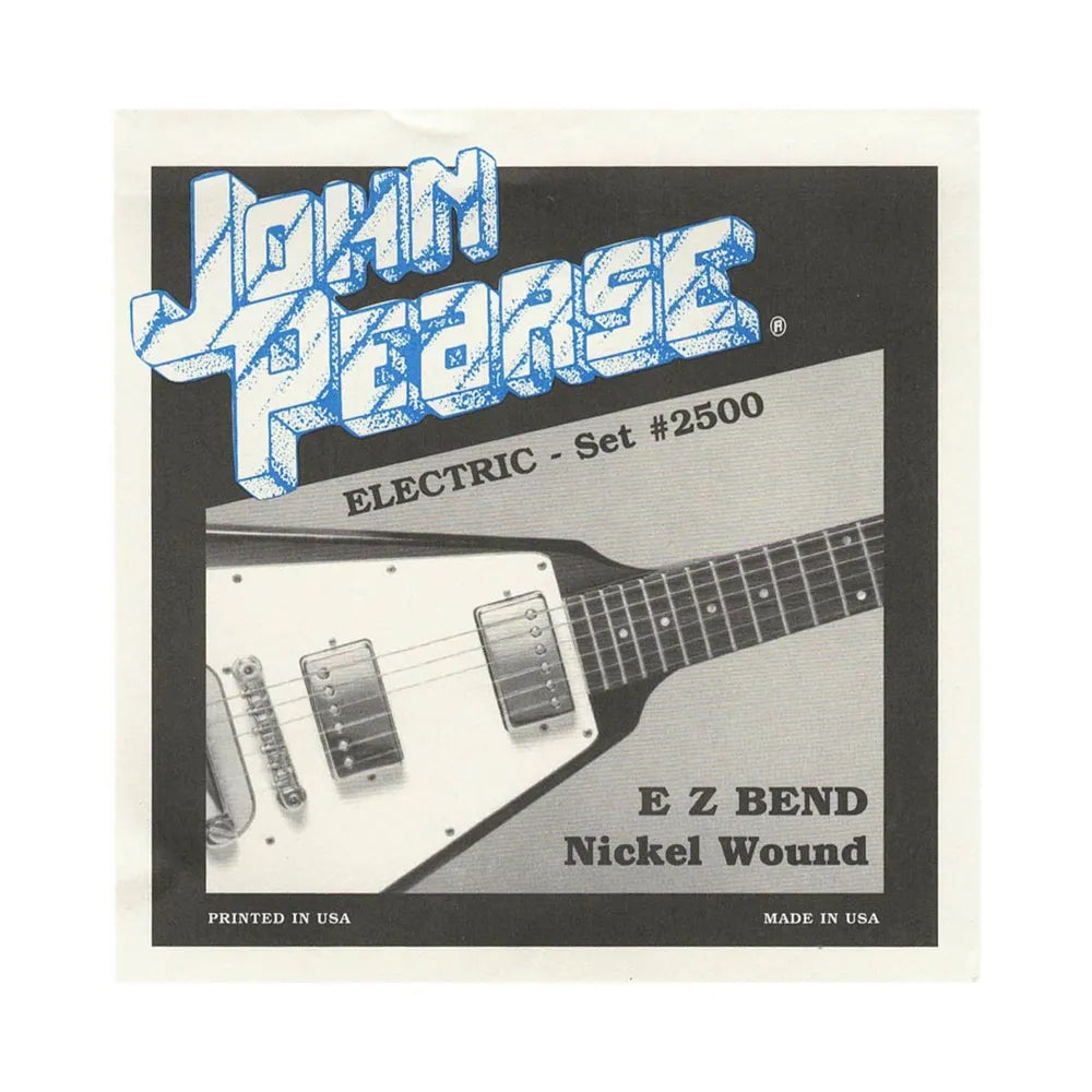 John Pearse 2510 Nickel Electric Guitar Strings 10-52 Hybrid Gauge