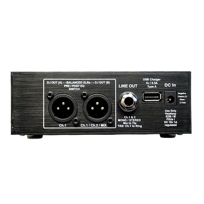 Headway Pro Acoustic Preamp EDB2-VAP with Dual Channel, Valve Circuit, 5-Band EQ, Phantom Power, Anti-Feedback Tools, and USB Charger — view 3