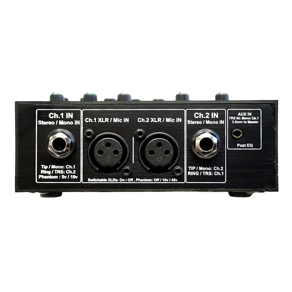 Headway Pro Acoustic Preamp EDB2-VAP with Dual Channel, Valve Circuit, 5-Band EQ, Phantom Power, Anti-Feedback Tools, and USB Charger — view 4