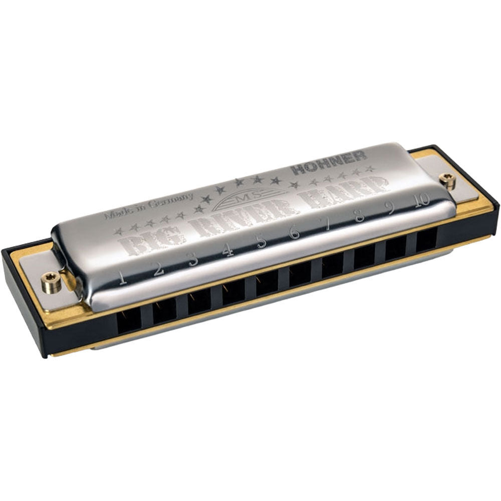 Hohner MS Series Big River Harmonica Key of A — view 2