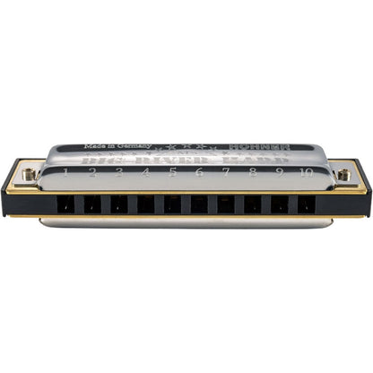 Hohner MS Series Big River Harmonica - Key of D, 20 MS Reeds, Brass Reed Plates, Plastic Comb, Made in Germany — view 3