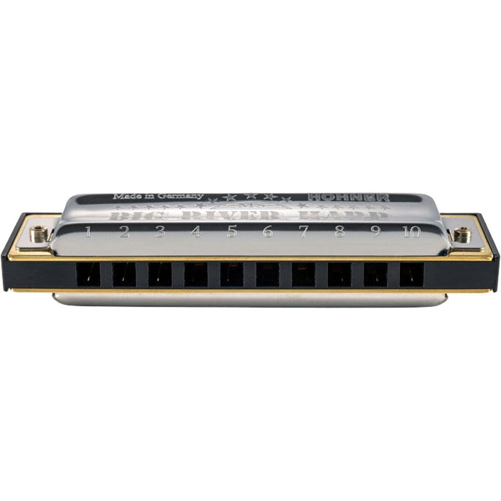 Hohner MS Series Big River Harmonica Key of G — view 3