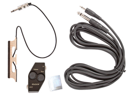 Shadow Banjo Transducer Pickup 5 String Rep Bridge 2 x Piezos New