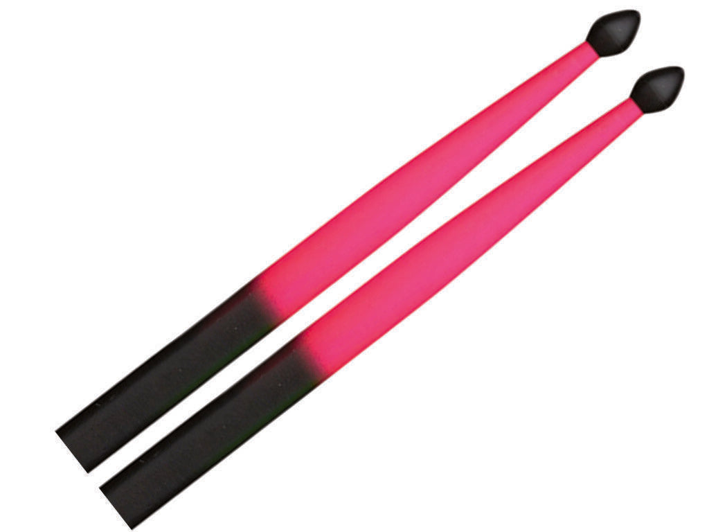 AMS Nylon Tipped Maple Pink and Black Drum Sticks