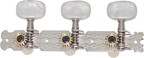 DR. PARTS - Classical Guitar Machine Heads Perloid Buttons Complete Set