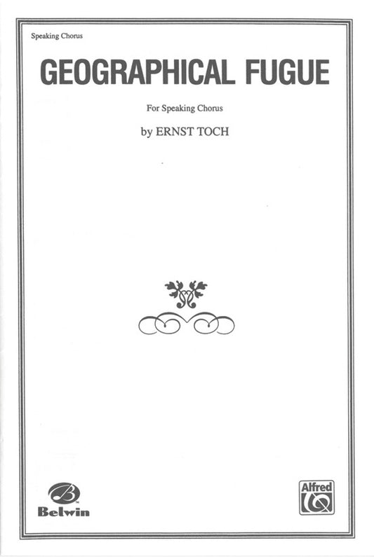 Geographical Fugue SATB