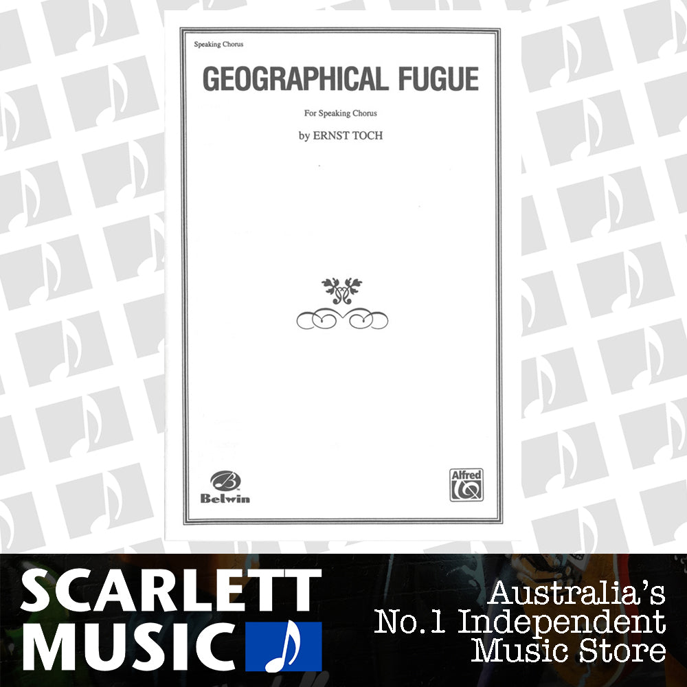 Geographical Fugue SATB — view 2