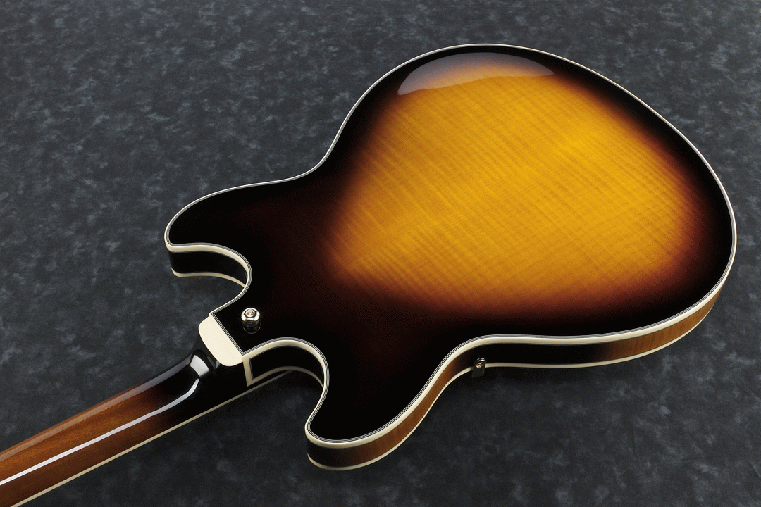 Ibanez JSM10 VYS John Scofield Electric Guitar W/Case (Vintage Yellow Sunburst) — view 4