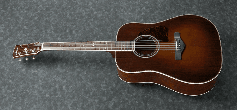 Ibanez AVD10 BVS Acoustic-Electric Guitar (Brown Violin Sunburst) — view 4