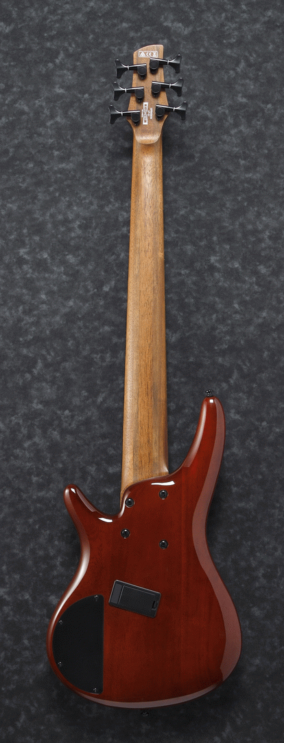 Ibanez SRMS806 BTT Electric 6-String Bass (Brown Topaz Burst) — view 2