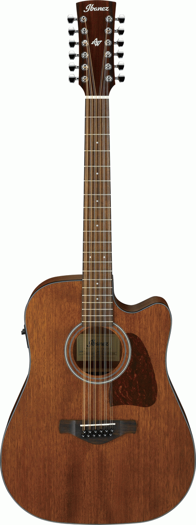 Ibanez AW5412CE 12-String Acoustic Electric Guitar (Open Pore Natural)