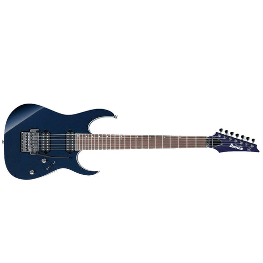 Ibanez RG2027XL Prestige Electric Guitar 7-String Dark Tide Blue w/ Case