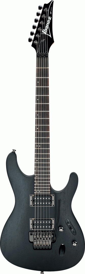 Ibanez S520 WK Electric Guitar (Weathered Black)