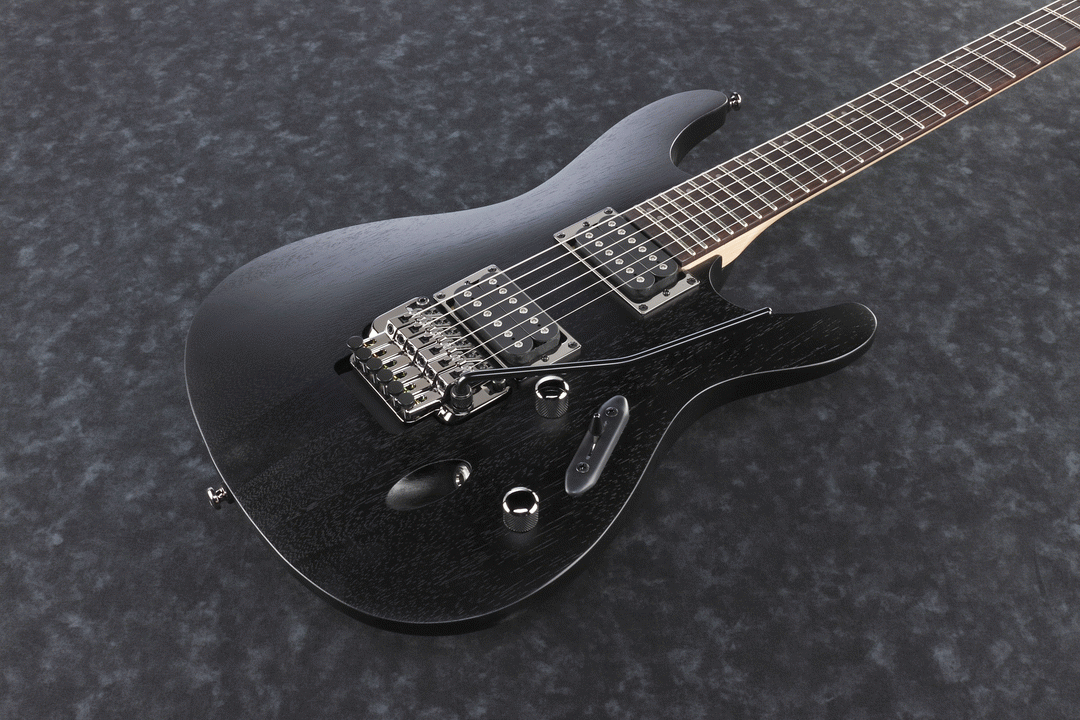 Ibanez S520 WK Electric Guitar (Weathered Black) — view 4
