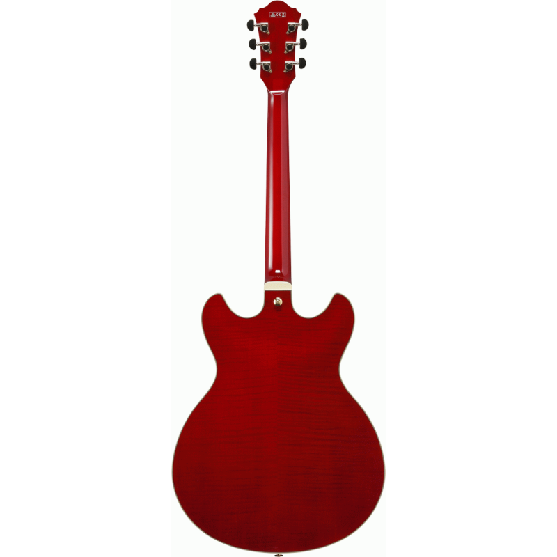 Ibanez AS93FM TCD Electric Guitar Transparent Cherry Red — view 2