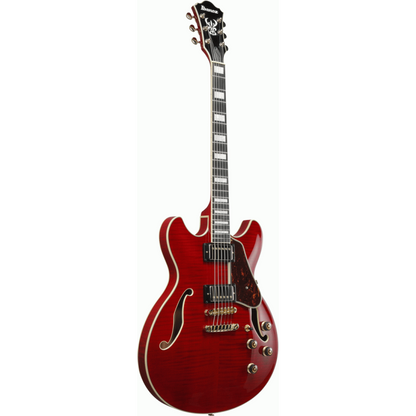 Ibanez AS93FM TCD Electric Guitar Transparent Cherry Red — view 3