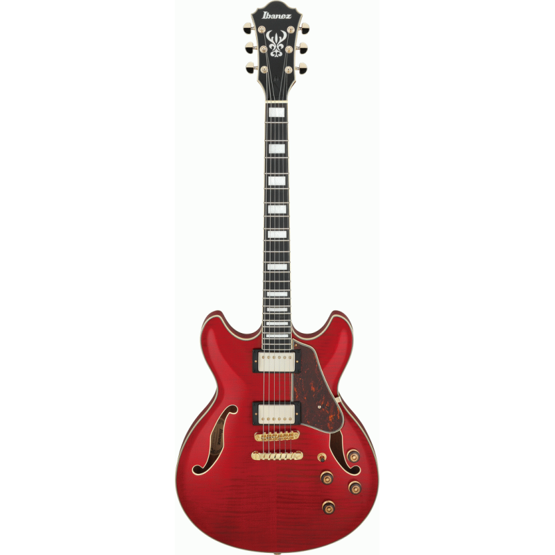 Ibanez AS93FM TCD Electric Guitar Transparent Cherry Red