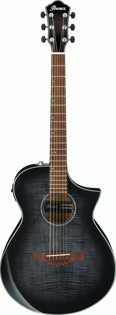 Ibanez AEWC400 TKS Acoustic-Electric Guitar (Transparent Black Sunburst)
