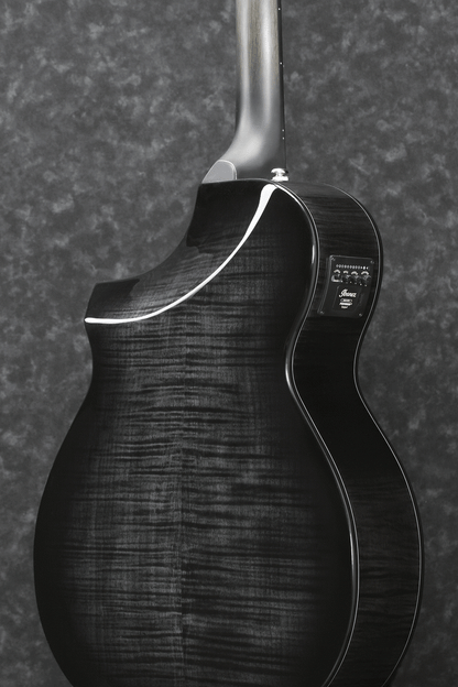 Ibanez AEWC400 TKS Acoustic-Electric Guitar (Transparent Black Sunburst) — view 2
