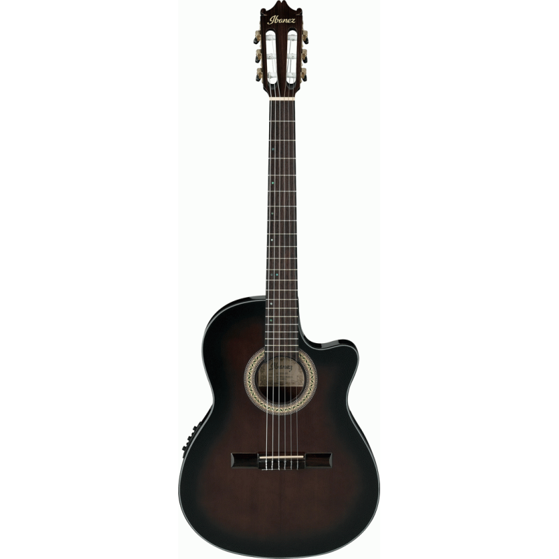 Ibanez GA35TCE DVS Electric Guitar in Dark Violin Sunburst High Gloss
