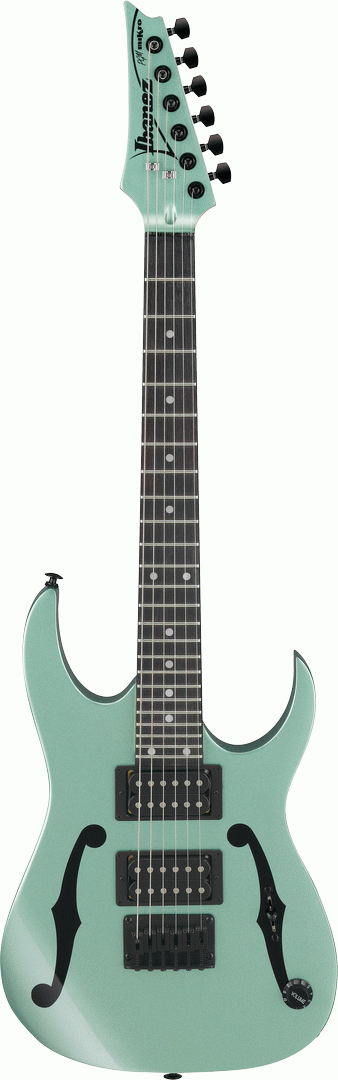 Ibanez PGMM21 MGN Paul Gilbert Electric Guitar (Metallic Light Green)