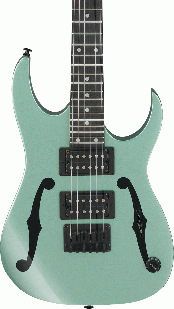 Ibanez PGMM21 MGN Paul Gilbert Electric Guitar (Metallic Light Green) — view 4