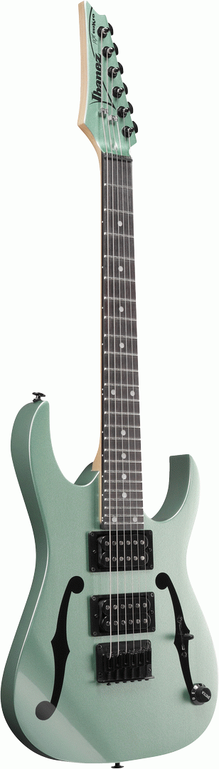 Ibanez PGMM21 MGN Paul Gilbert Electric Guitar (Metallic Light Green) — view 3