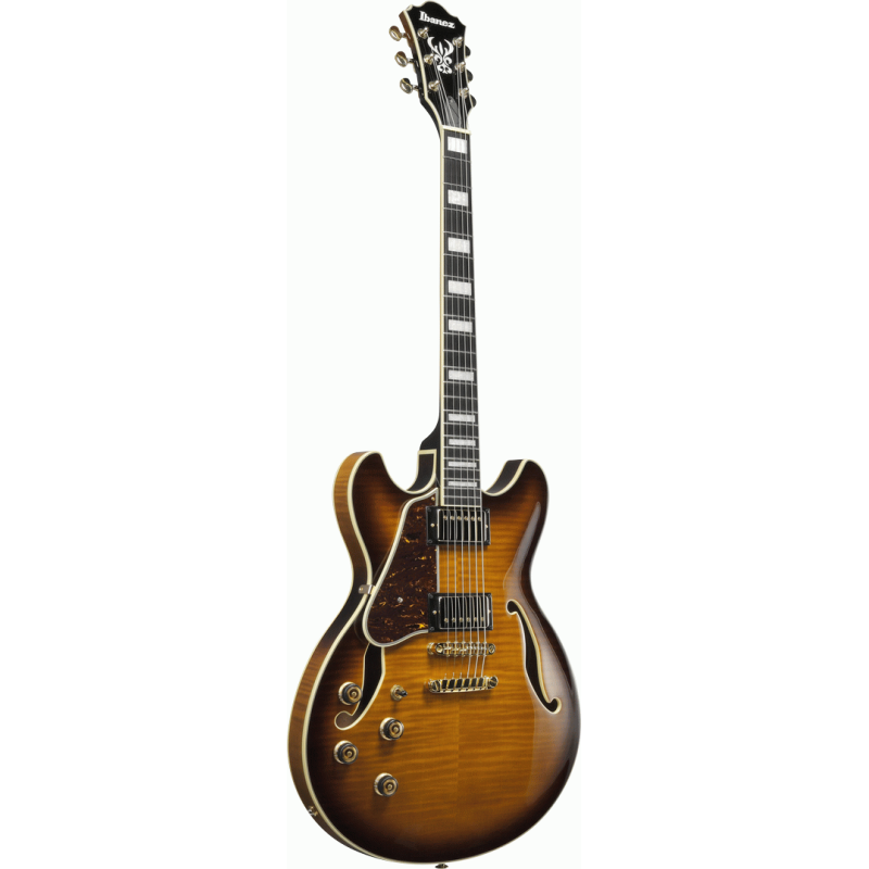 Ibanez AS93FML VLS Artcore Electric Guitar Left-Handed Violin Sunburst — view 3