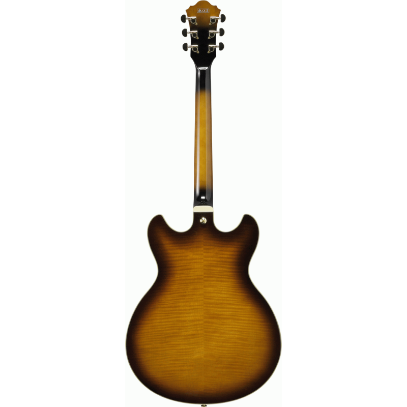 Ibanez AS93FML VLS Artcore Electric Guitar Left-Handed Violin Sunburst — view 2