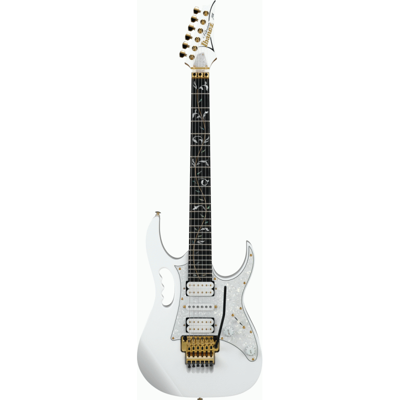 Ibanez JEM7VP WH Premium Steve Vai Signature Electric Guitar with Gig Bag