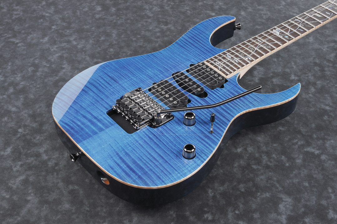 Ibanez RG8570Z RBS J Custom Electric Guitar W/Case (Royal Blue Sapphire) — view 3