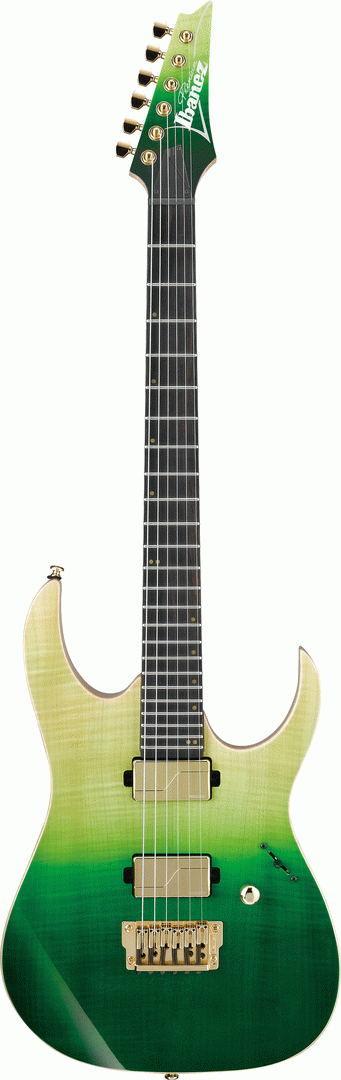 Ibanez LHM1 TGG Luke Hoskin Premium Electric Guitar W/Bag (Transparent Green Gradation)