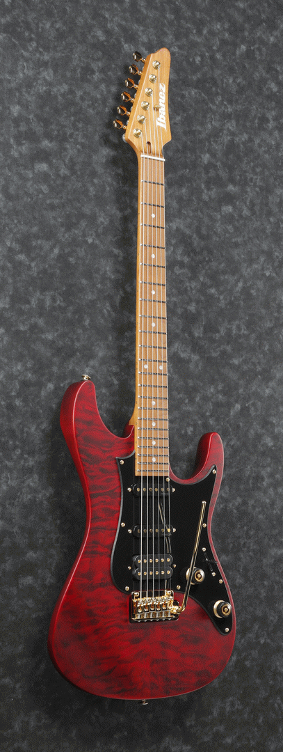 Ibanez SLM10 TRM Scott Lepage Premium Electric Guitar W/Bag (Transparent Red Matte) — view 3