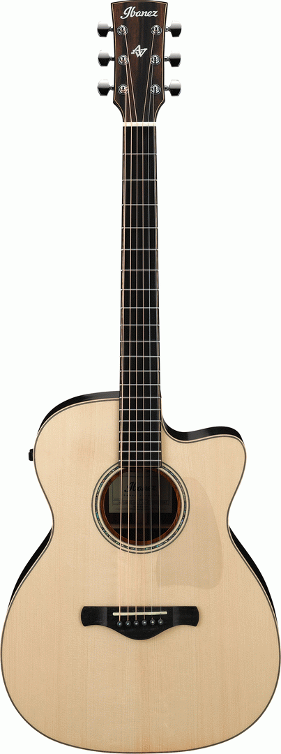 Ibanez ACFS580CE Artwood Fingerstyle All-Solid Grand Concert Acoustic-Electric Guitar Open Pore Semi-Gloss