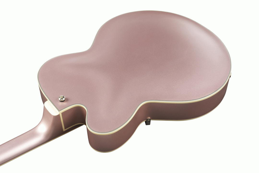 Ibanez AF75G RGF Artcore Guitar (Rose Gold Metallic Flat) — view 3