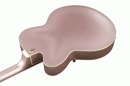 Ibanez AF75G RGF Artcore Guitar (Rose Gold Metallic Flat) — view 3