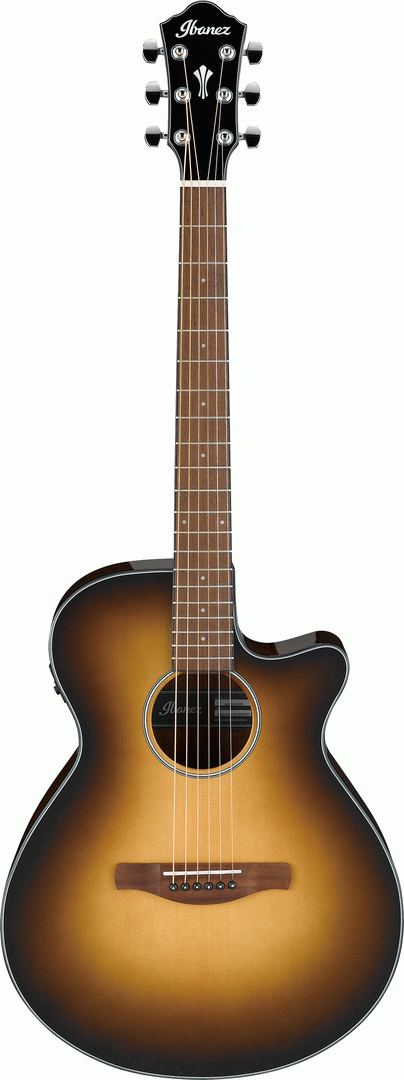 Ibanez AEG50 Acoustic Guitar w/ Cutaway & Pickup (Dark Honey Burst High Gloss)