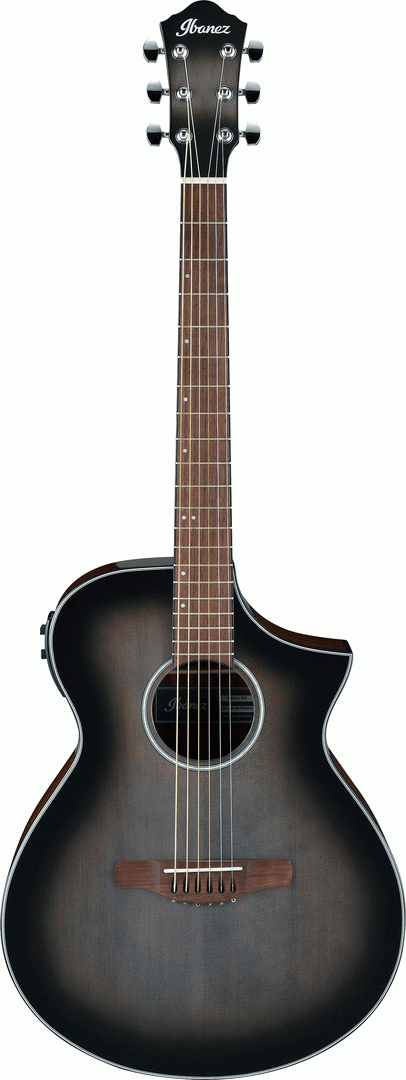 Ibanez AEWC11 TCB Acoustic-Electric Guitar (Transparent Charcoal Burst High Gloss)