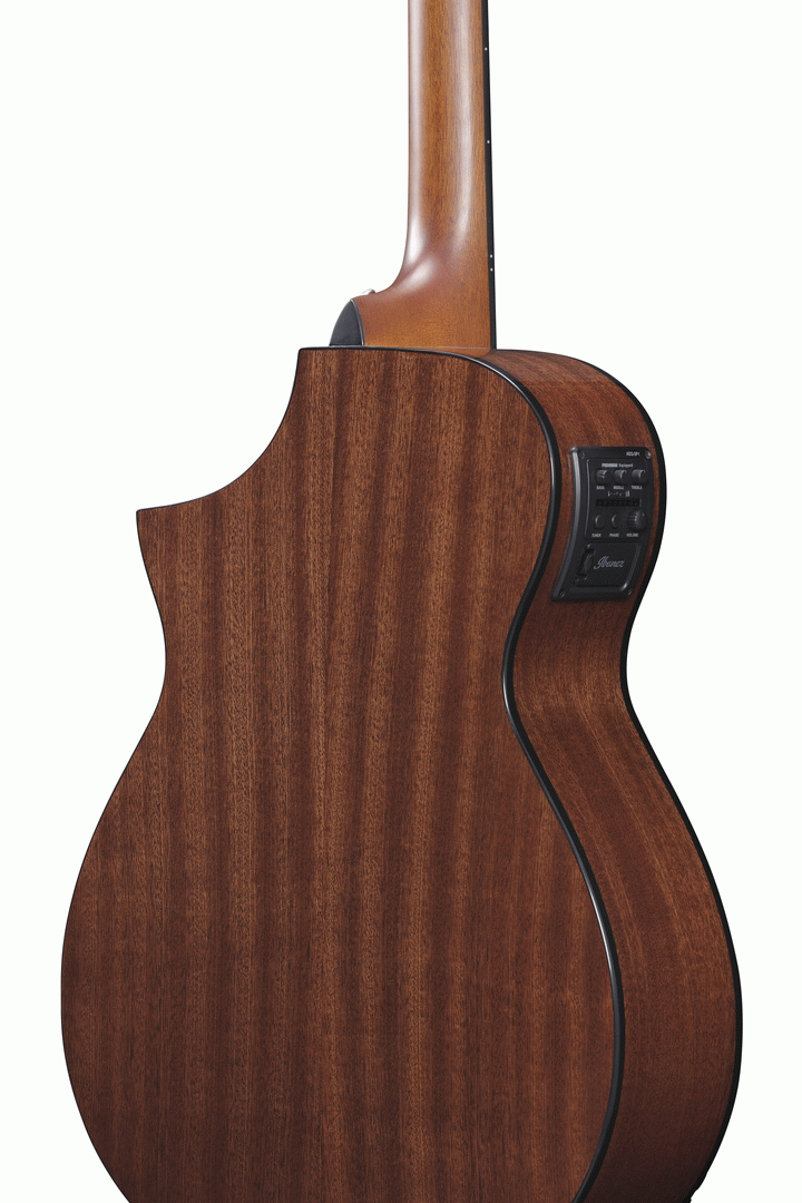 Ibanez AEWC11 TCB Acoustic-Electric Guitar (Transparent Charcoal Burst High Gloss) — view 3