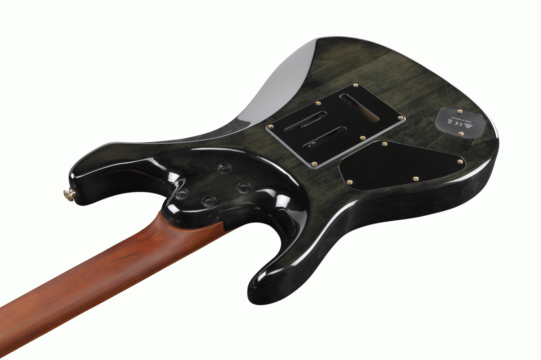 Ibanez AZ242PBG CKB Premium Electric Guitar W/Bag (Charcoal Black Burst) — view 3