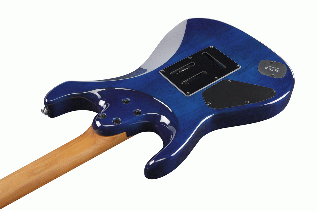Ibanez AZ226PB CBB Premium Electric Guitar W/Bag (Cerulean Blue Burst) — view 3