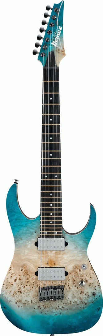 Ibanez RG1127PBFX CIF Premium Electric Guitar W/Bag (Caribbean Islet Flat)
