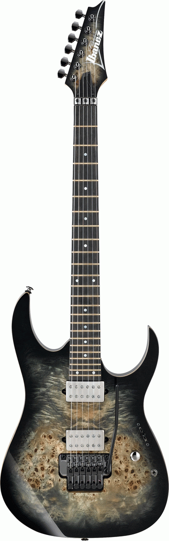 Ibanez RG1120PBZ CKB Premium Electric Guitar W/Bag (Charcoal Black Burst)
