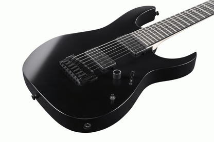 Ibanez RGIXL7 BKF Electric Guitar (Black Flat) — view 4
