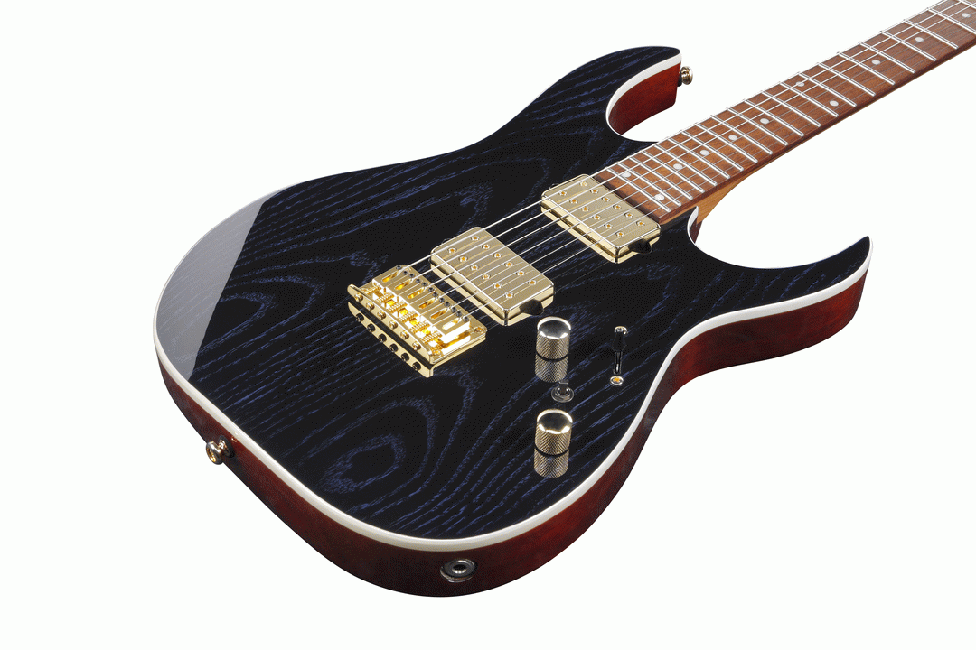 Ibanez RG421HPAH BWB Electric Guitar (Blue Wave Black) — view 4