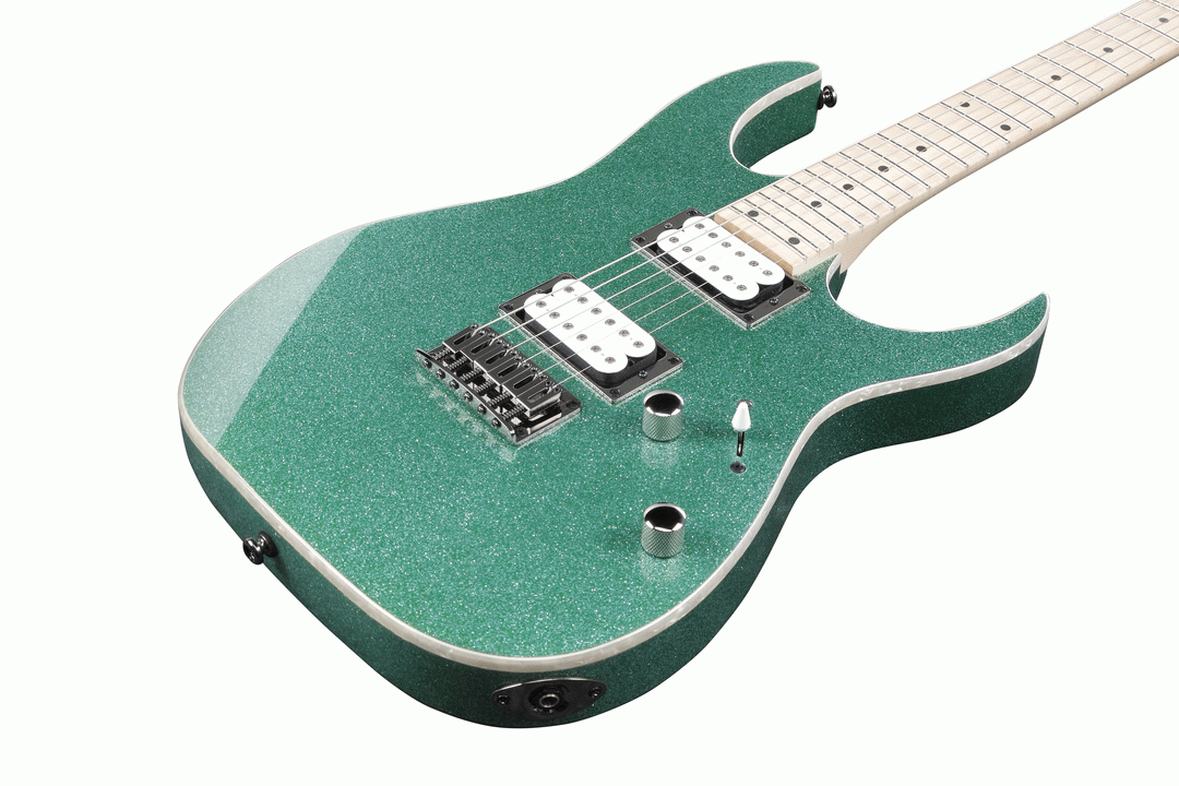 Ibanez RG421MSP TSP Electric Guitar (Turquoise Sparkle) — view 4