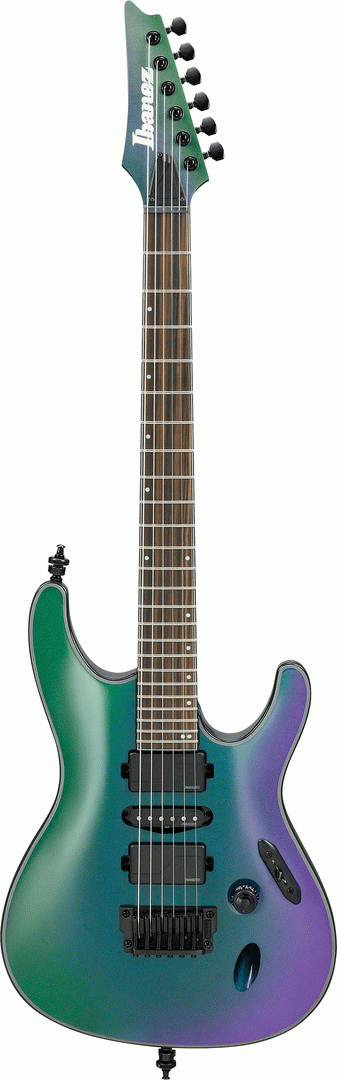 Ibanez S671ALB BCM Electric Guitar (Blue Chameleon)