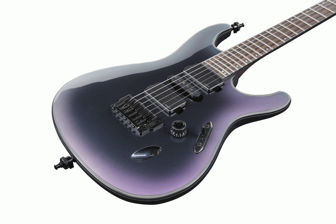 Ibanez S671ALB BAB Electric Guitar (Black Aurora Burst Gloss) — view 4