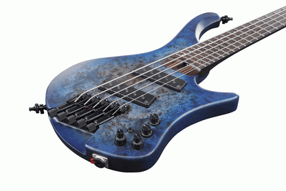 Ibanez EHB1505MS PLF Electric 5-String Bass (Pacific Blue Burst Flat) — view 4